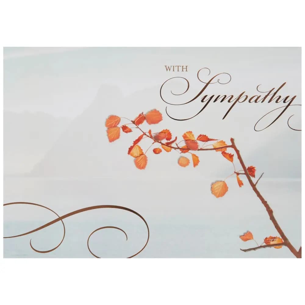 Photo Scene with Vellum Branch Sympathy Card First Alternate Image width=&quot;1000&quot; height=&quot;1000&quot;