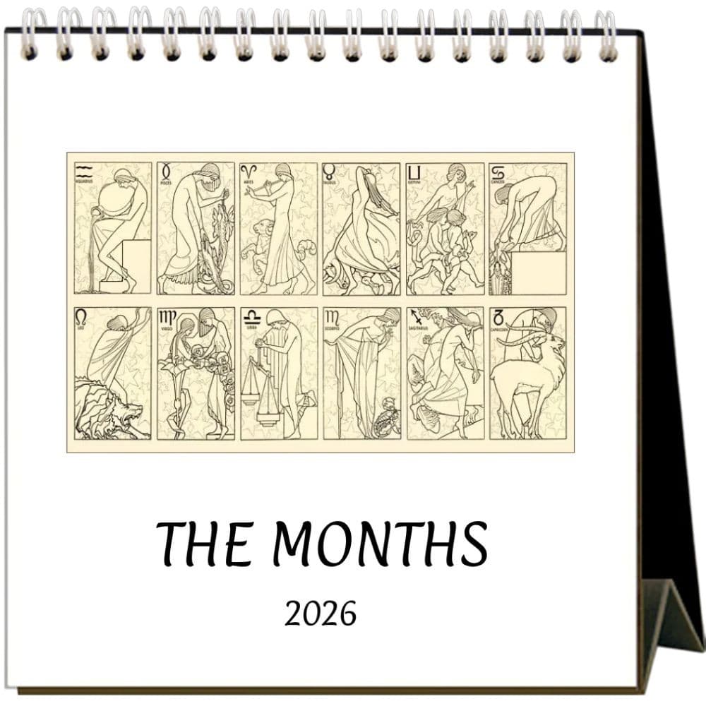 Months 2026 Easel Desk Calendar Main Product Image
