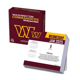 Washington Commanders 2025 Desk Calendar