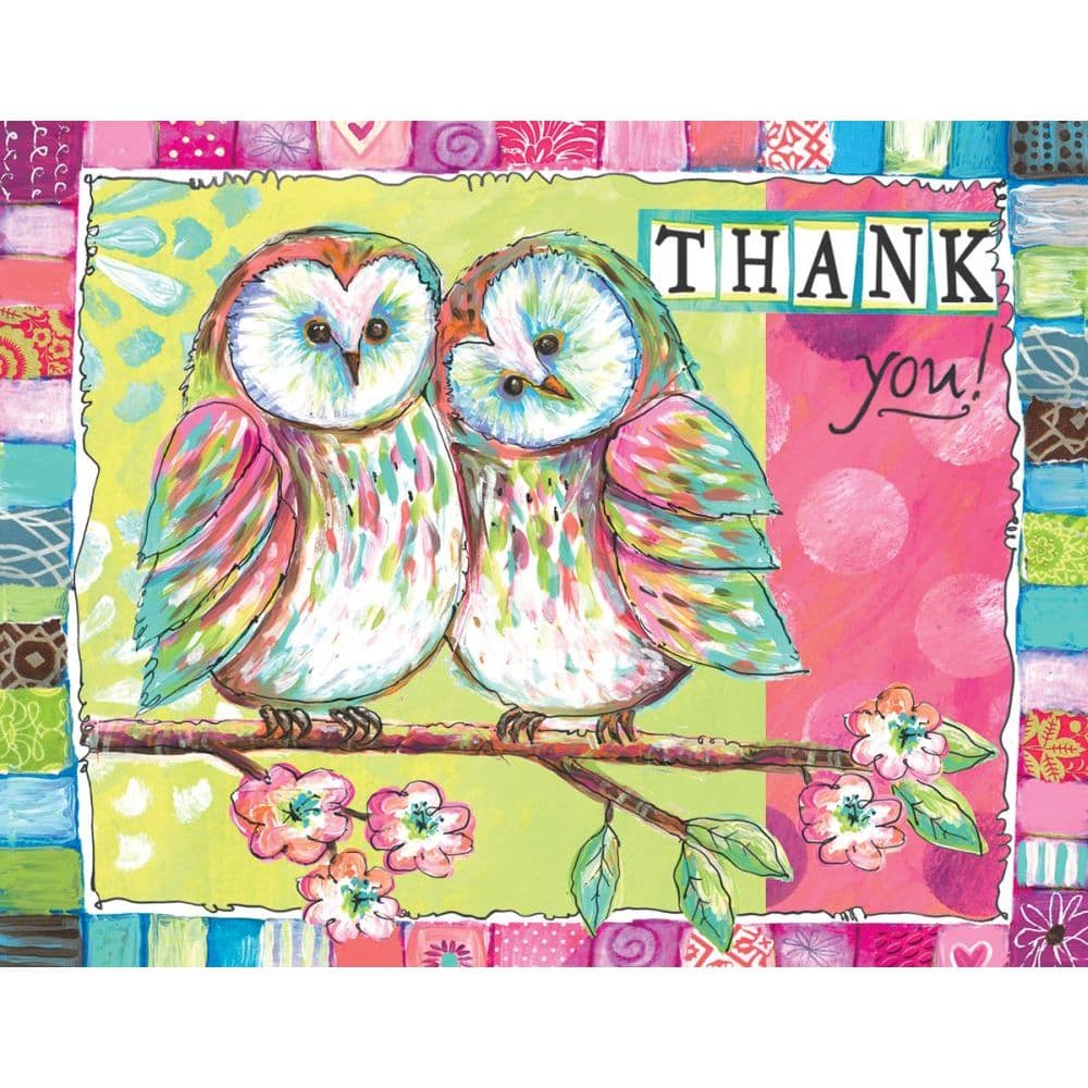 Owl Friends 5.25" x 4" Blank Boxed Note Cards by Lori Siebert Main Image