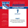 image NHL New York Rangers 2027 Desk Calendar Third Alternate Image