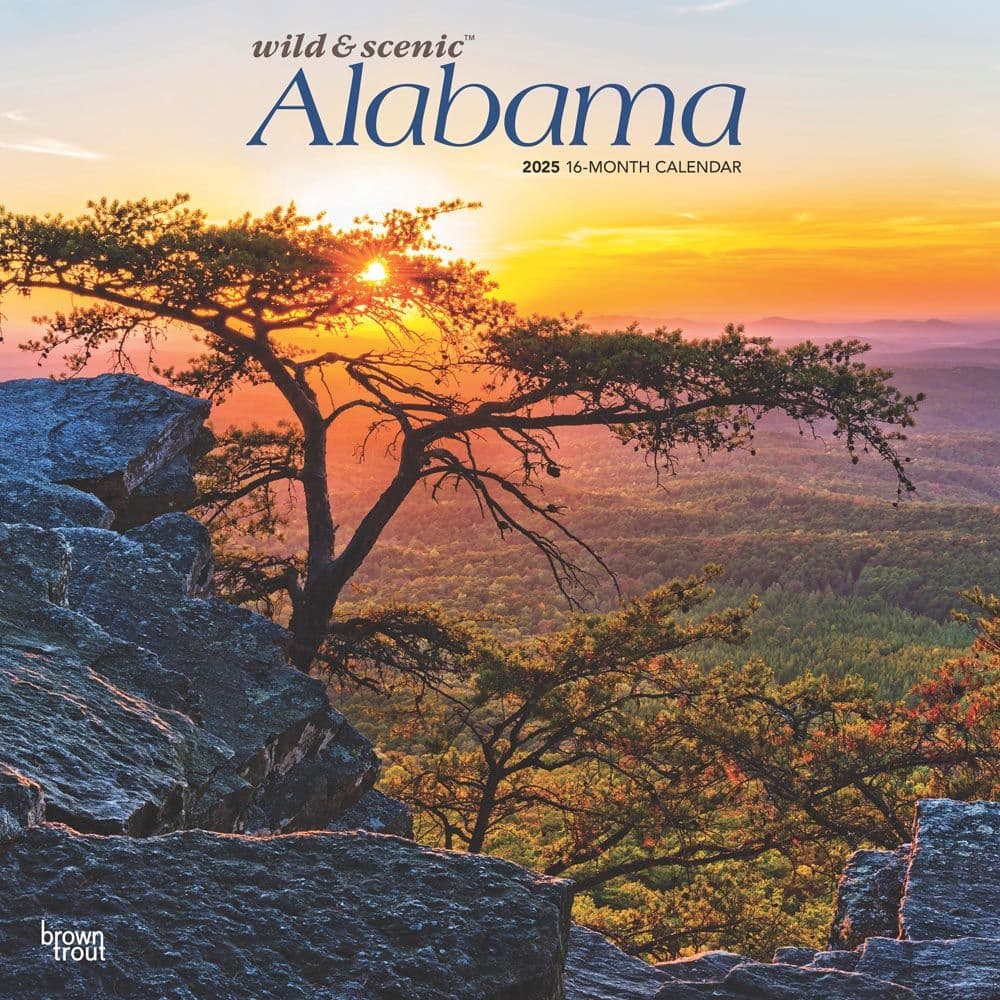 Alabama Wild and Scenic 2025 Wall Calendar Main Image