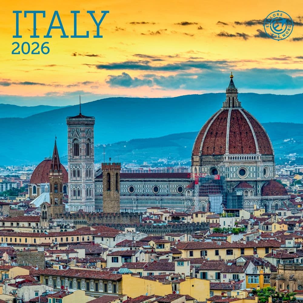 Italy 2026 Mini Wall Calendar  Main Image
