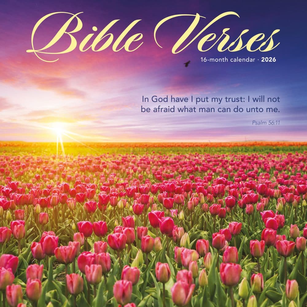 Bible Verses 2026 Wall Calendar Main Image