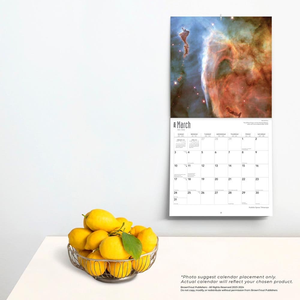 Hubble Space Telescope 2024 Wall Calendar