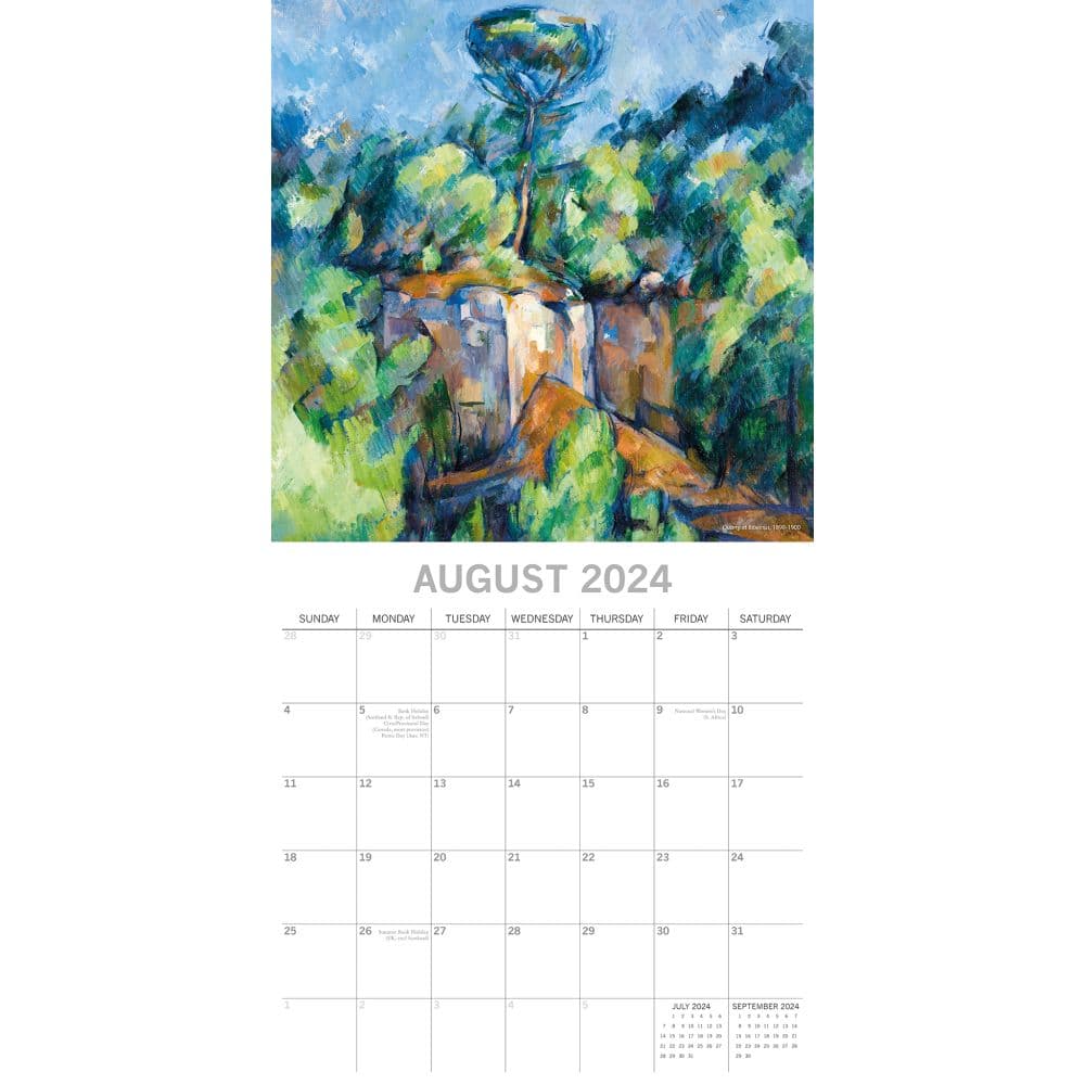 Cezanne 2024 Wall Calendar Third Alternate Image width=&quot;1000&quot; height=&quot;1000&quot;