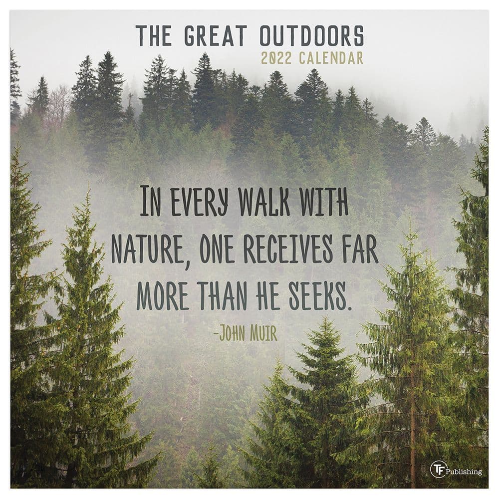 The Great Outdoors 2022 Wall Calendar
