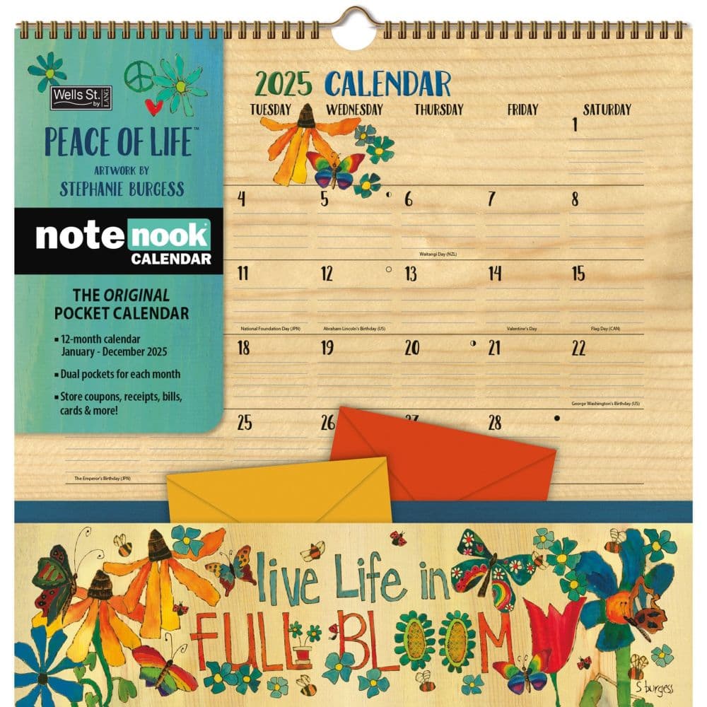 Peace Of Life by Stephanie Burgess 2025 Note Nook Main Product Image width=&quot;1000&quot; height=&quot;1000&quot;