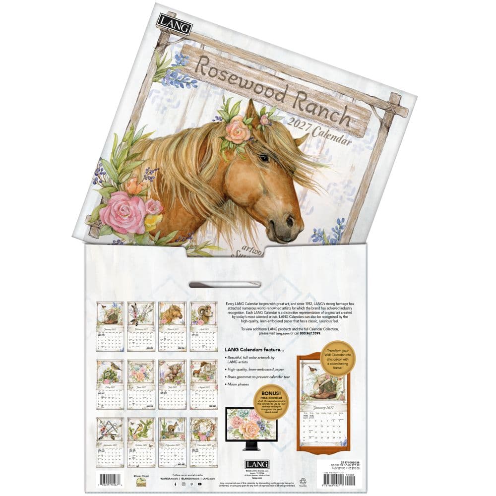 Rosewood Ranch Special Edition 2027 Wall Calendar Third Alternate Image