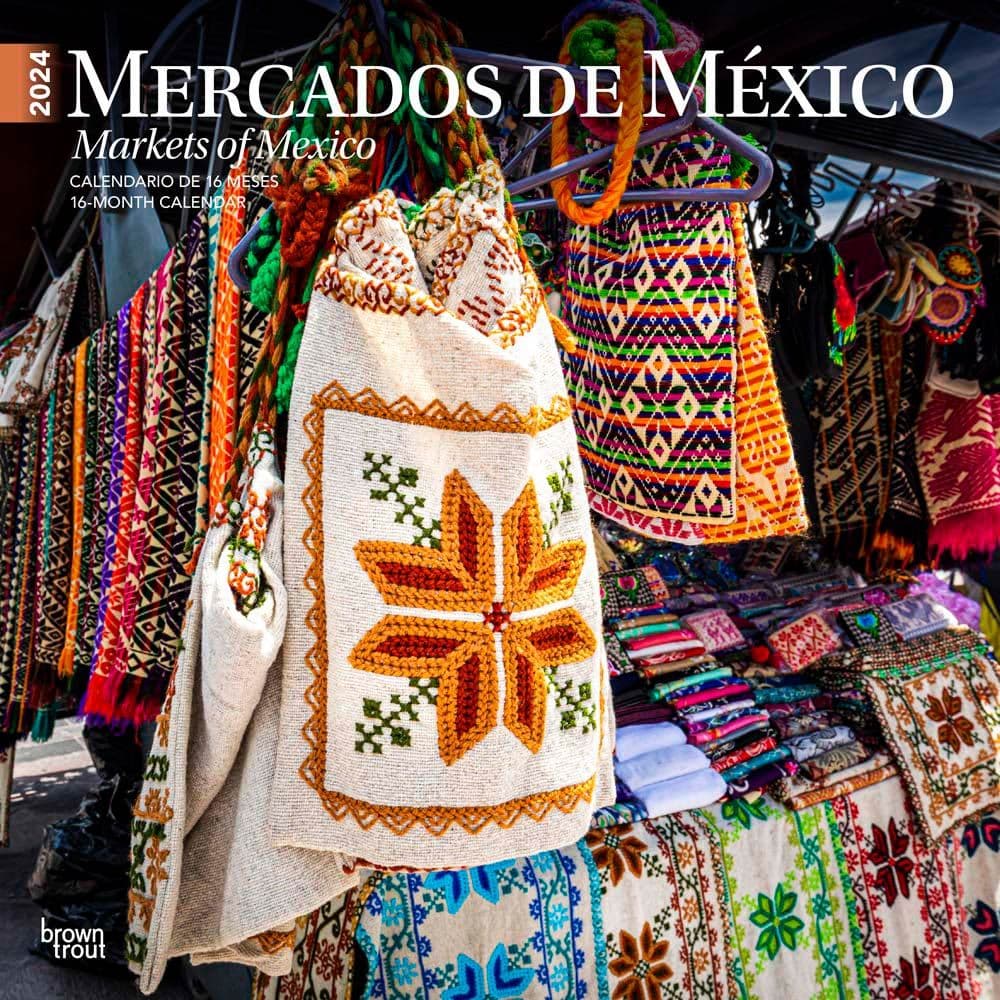 Mercados de Mexico 2024 Wall Calendar Main Product Image width=&quot;1000&quot; height=&quot;1000&quot;