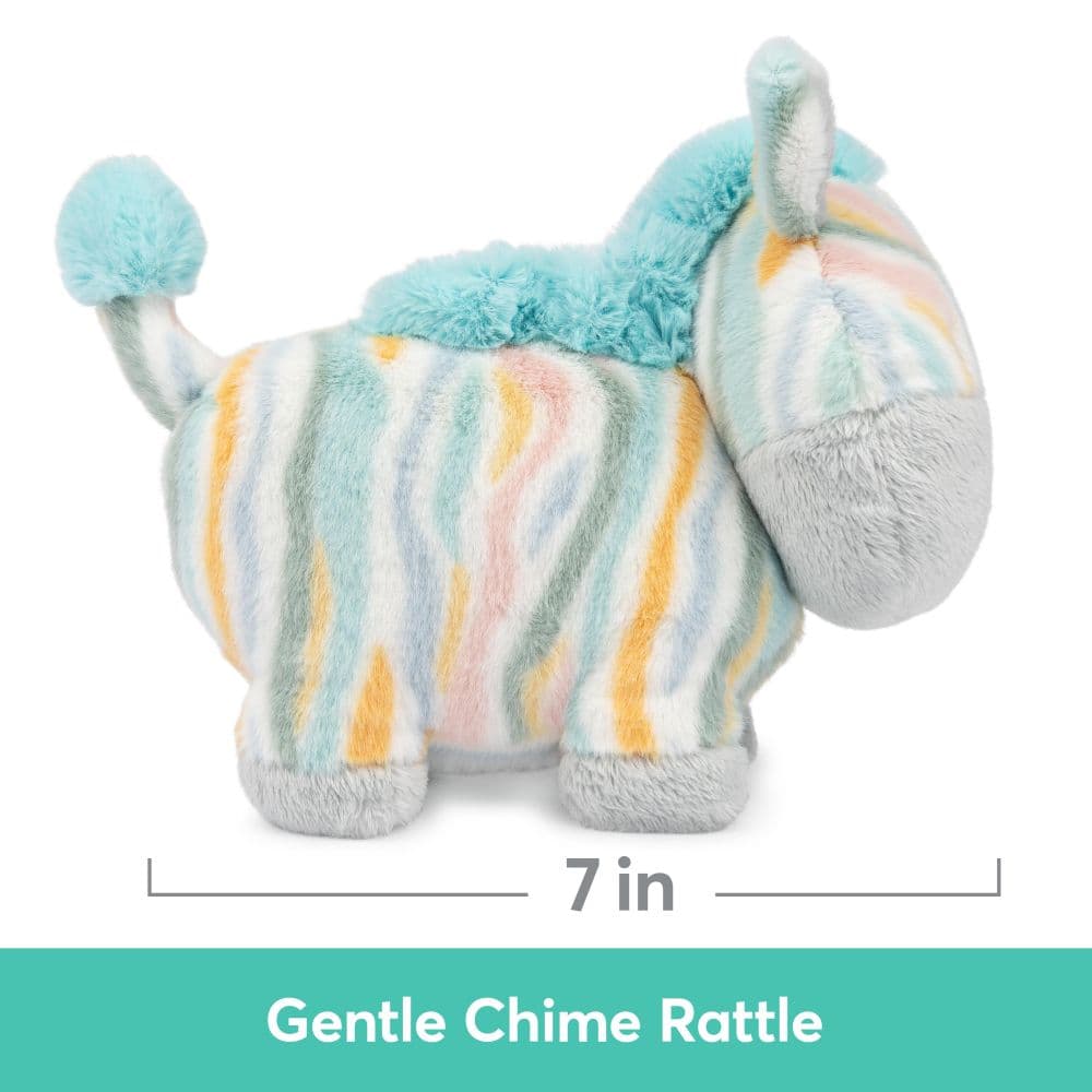 Baby GUND Safari Friends Zebra with Chime Plush 7-Inch Third Alternate Image