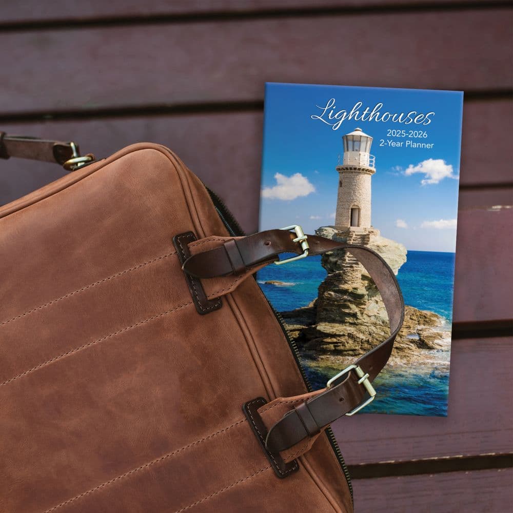 Lightouses 2 Year 2025 Pocket Planner Sixth Alternate Image width=&quot;1000&quot; height=&quot;1000&quot;