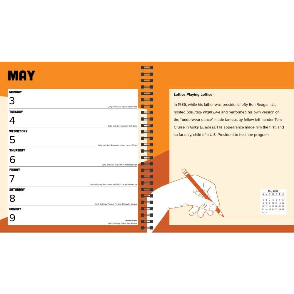Left Handers Planner Calendars com