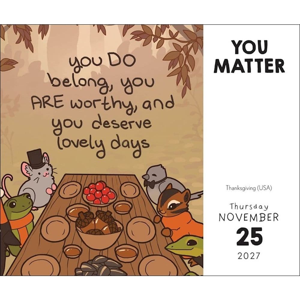 You Matter 2027 Desk Calendar Fourth Alternate Image