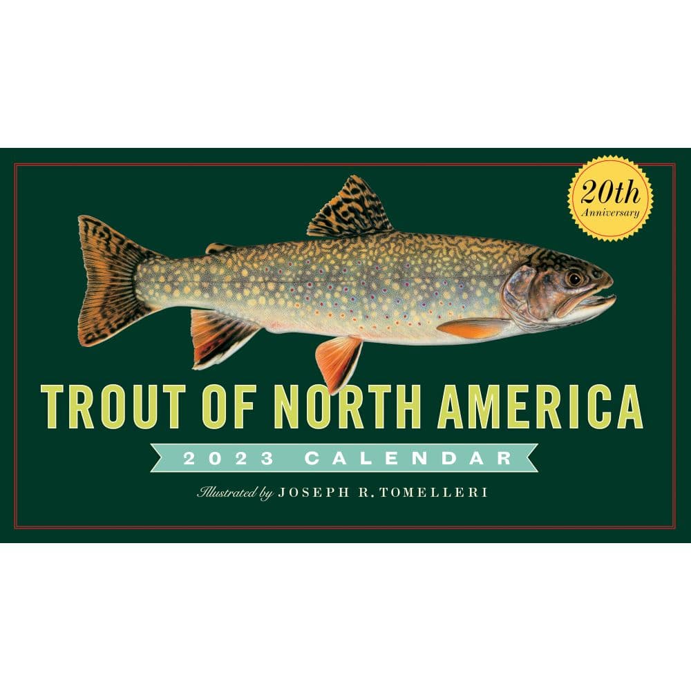 Trout Of North America Wall Calendar 2024 Calendar 2024 Agnes Jackquelin