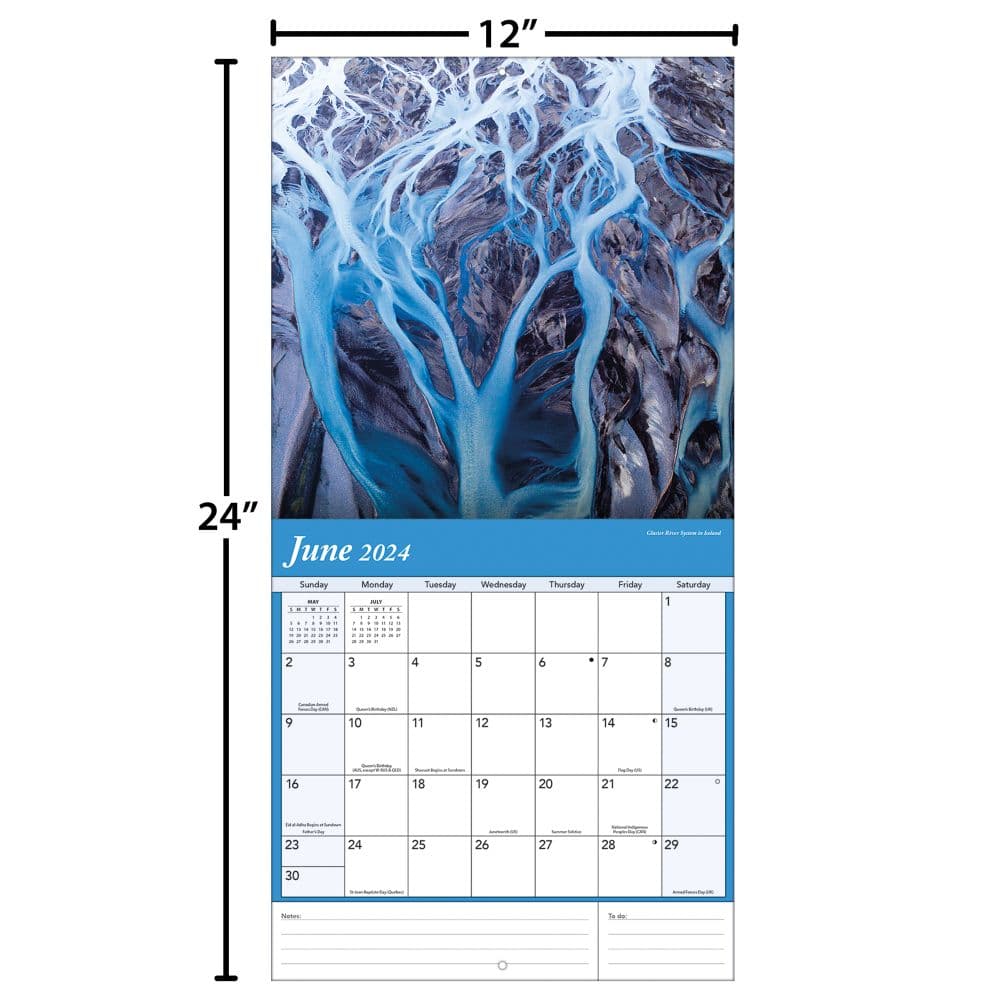 Natures Wonders 2024 Wall Calendar