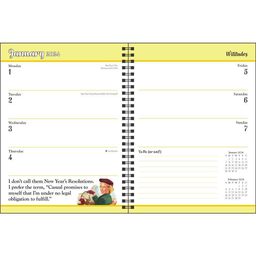 Wititudes 16 Month 2024 Planner