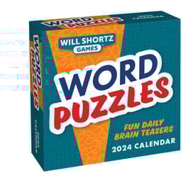Will Shortz Games Brain Twisters 2024 Day-to-Day Desk Calendar