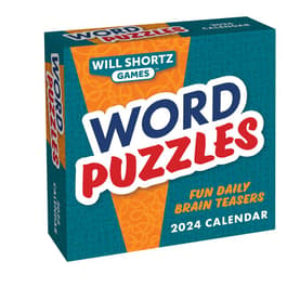 Will Shortz Games Brain Twisters 2024 Day-to-Day Desk Calendar