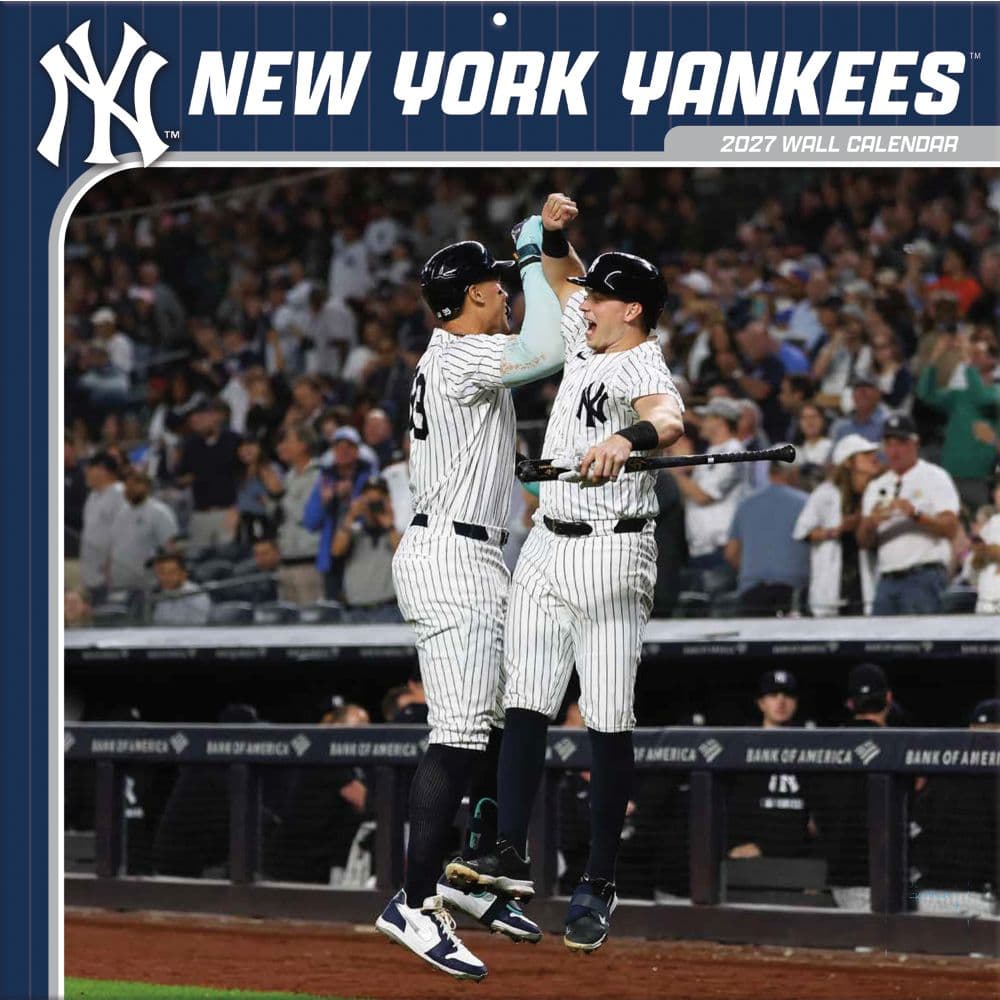 image MLB New York Yankees 2027 Wall Calendar Main Product Image