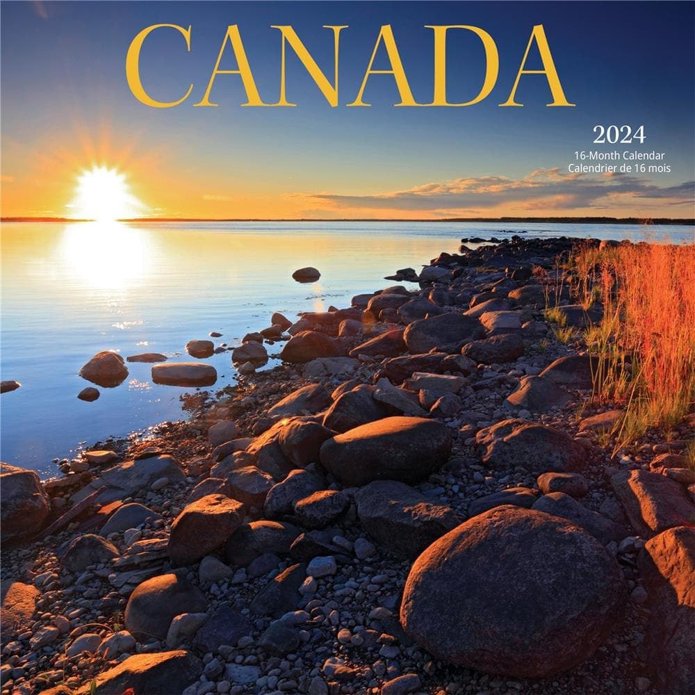 Calendrier 2024 Paysages du Canada 16M 30x30cm