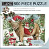 image Holiday Highland Cow 500 Piece Puzzle First Alternate Image