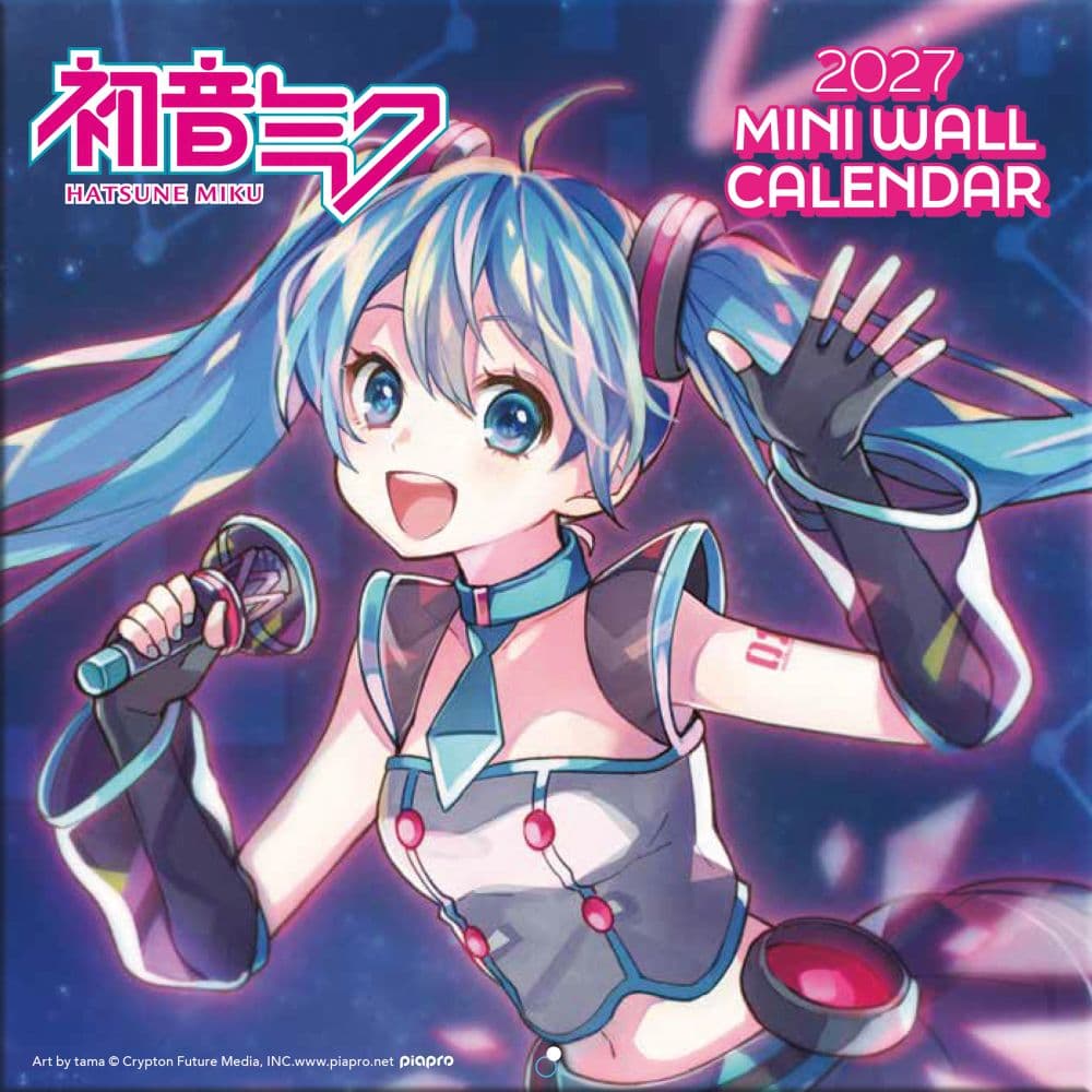 image Hatsune Miku 2027 Mini Wall Calendar Main Product Image