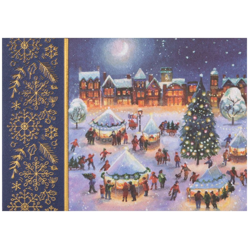 Snowy Village 8 Count Boxed Christmas Cards First Alternate Image width=&quot;1000&quot; height=&quot;1000&quot;