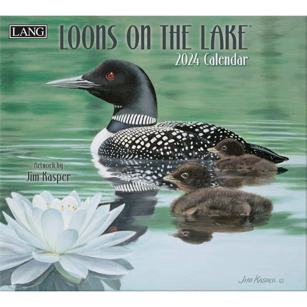 Loons On The Lake 2024 Wall Calendar