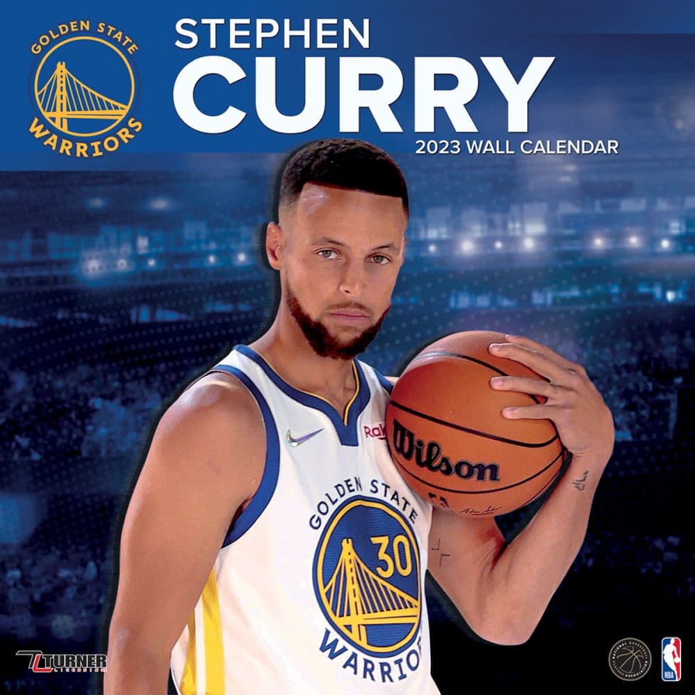 Turner Sports NBA Stephen Curry 2023 Mini Wall Calendar