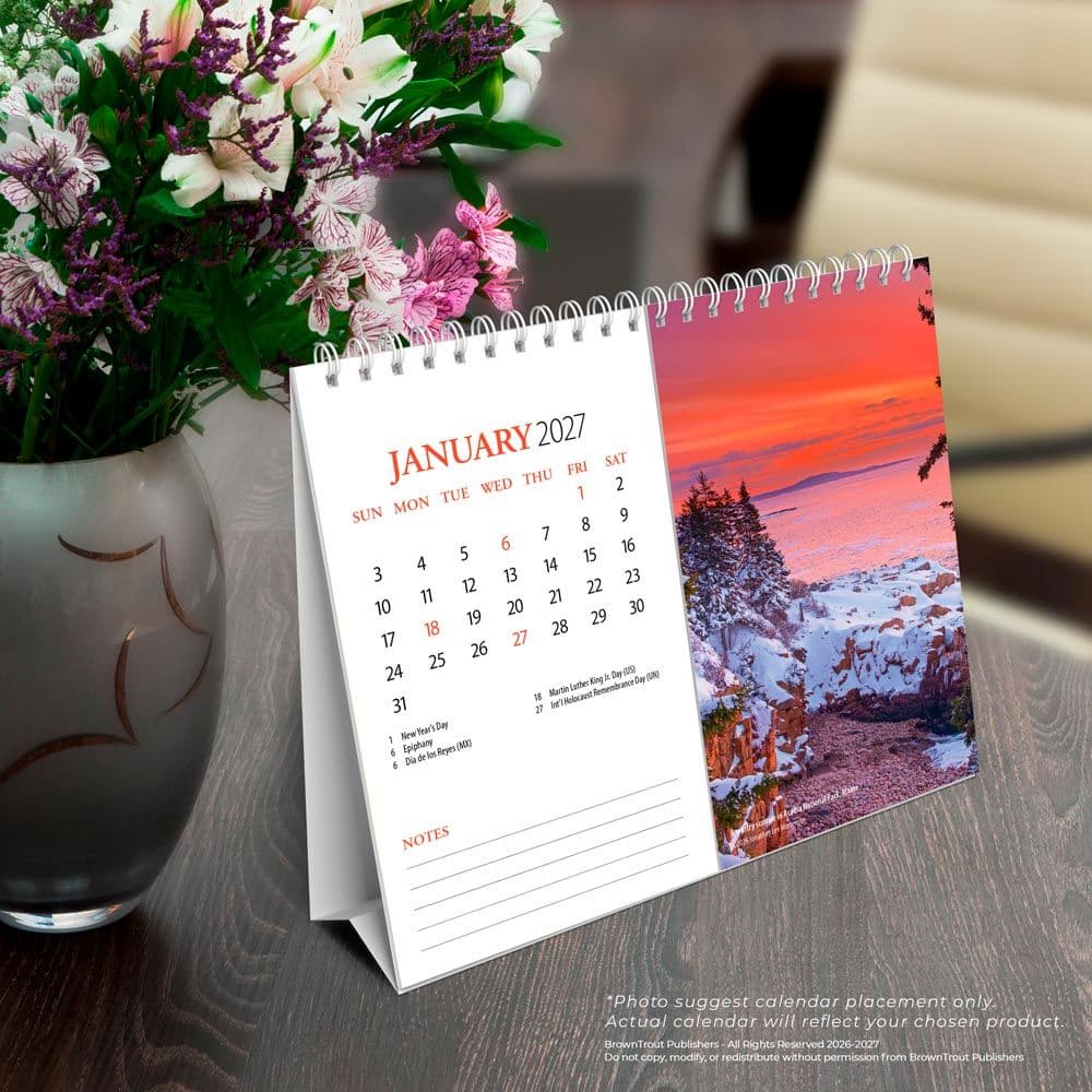 National Parks 2027 Desk Calendar Fourth Alternate Image