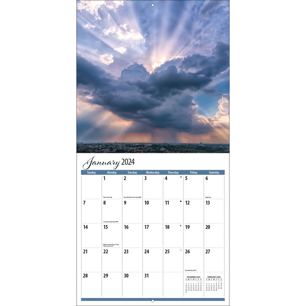 Clouds 2024 Wall Calendar