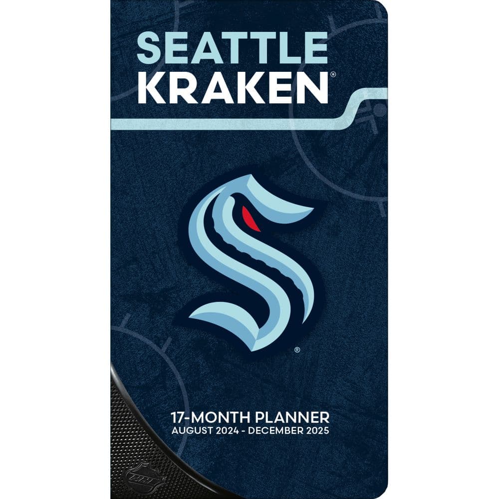 NHL Seattle Kraken 17 Month 2025 Pocket Planner