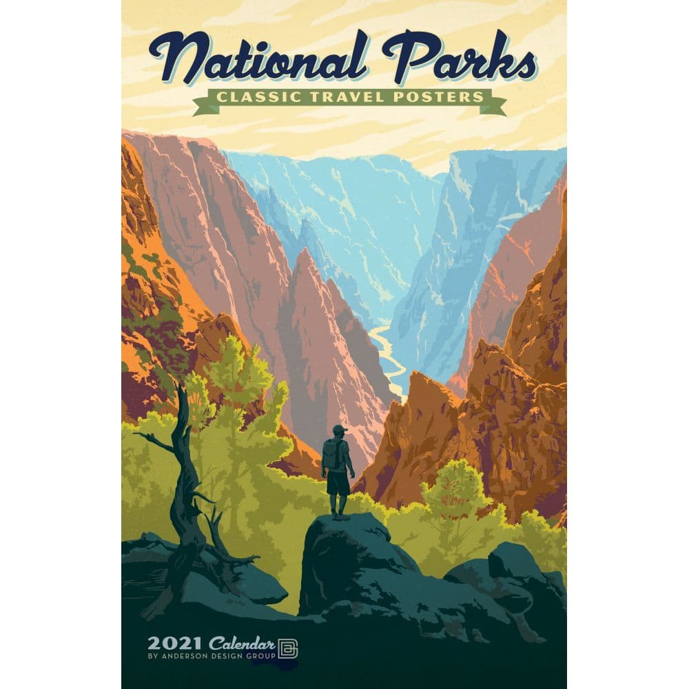 National Parks Classic Travel Poster Calendar Calendars