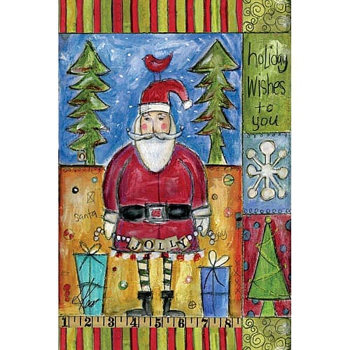 Holiday Wishes Mini Garden Flag Main Image