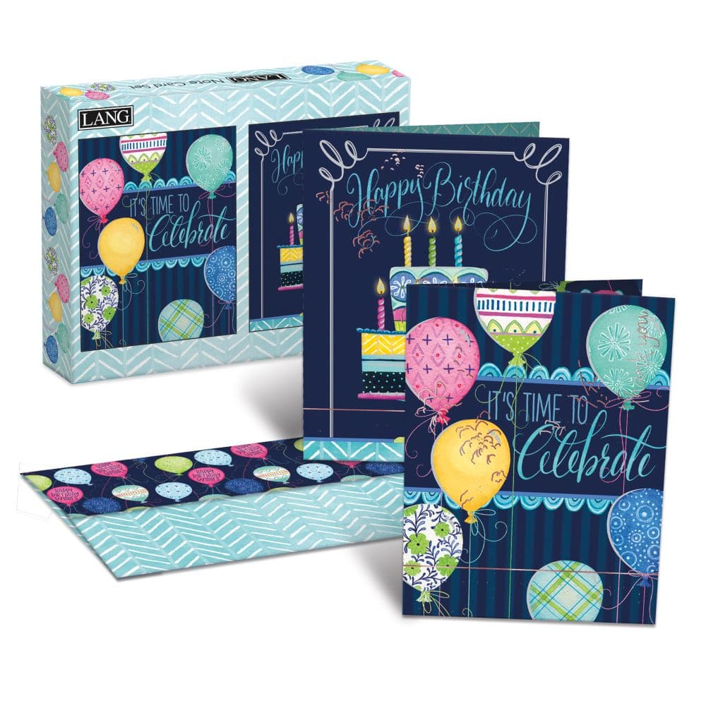 Time To Celebrate Assorted Boxed Note Cards_Main Image