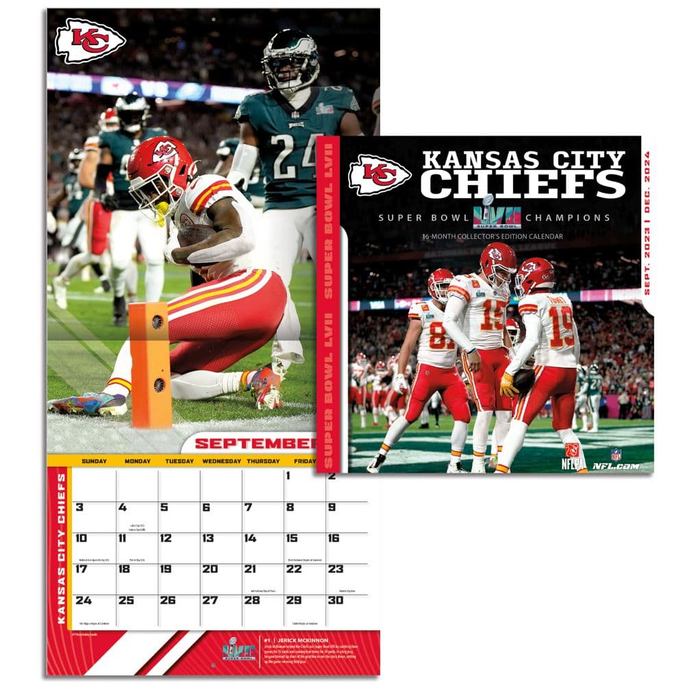 NFL Kansas City Chiefs 2025 Mini Wall Calendar