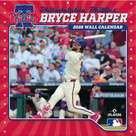 image MLB Bryce Harper 2026 Wall Calendar Main Product Image