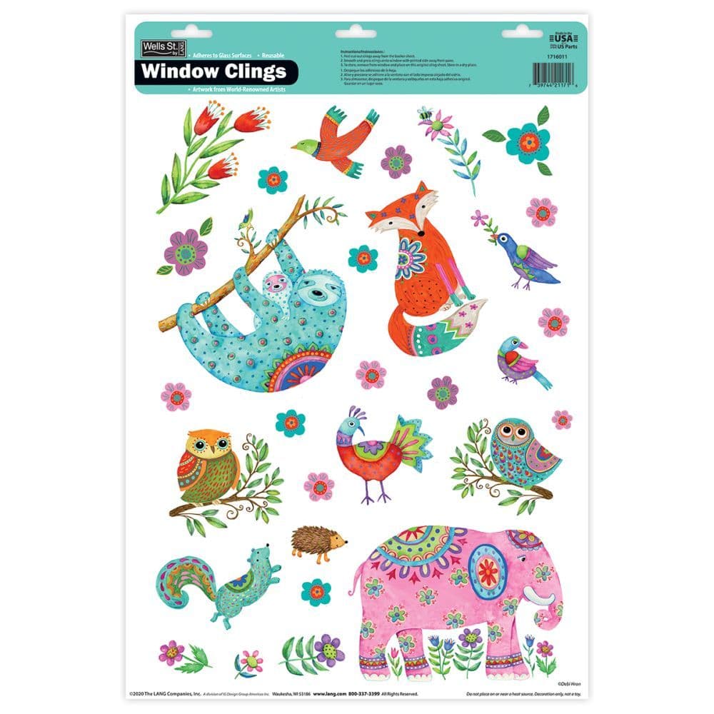 Simple Inspirations Window Cling by Debi Hron