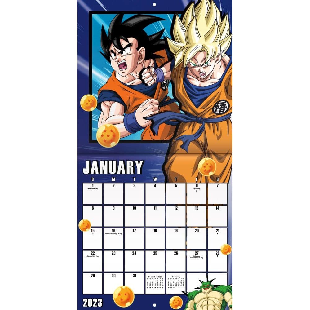 Dragon Ball Z 23 Wall Calendar Calendars Com