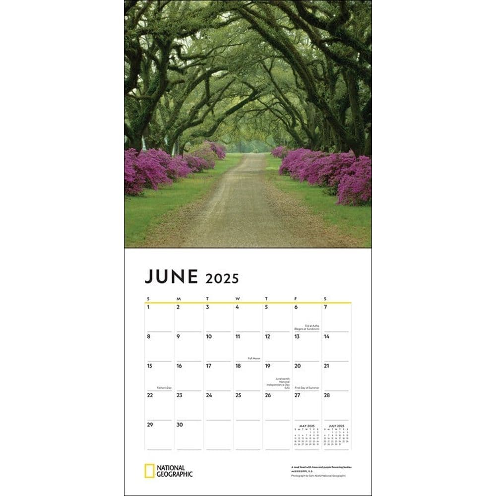 National Geographic American Roadtrips 2025 Wall Calendar Third Alternate Image width=&quot;1000&quot; height=&quot;1000&quot;