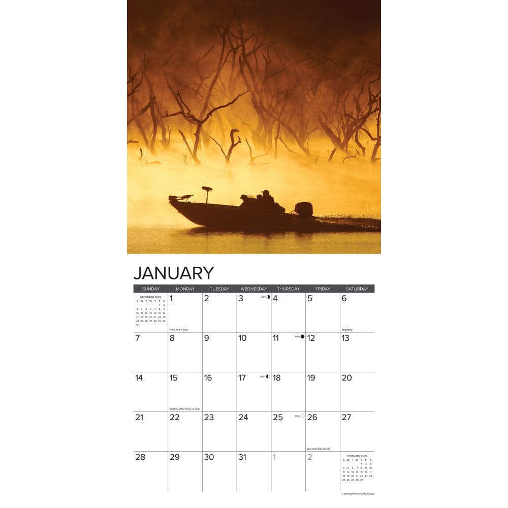 Bass 2025 Wall Calendar