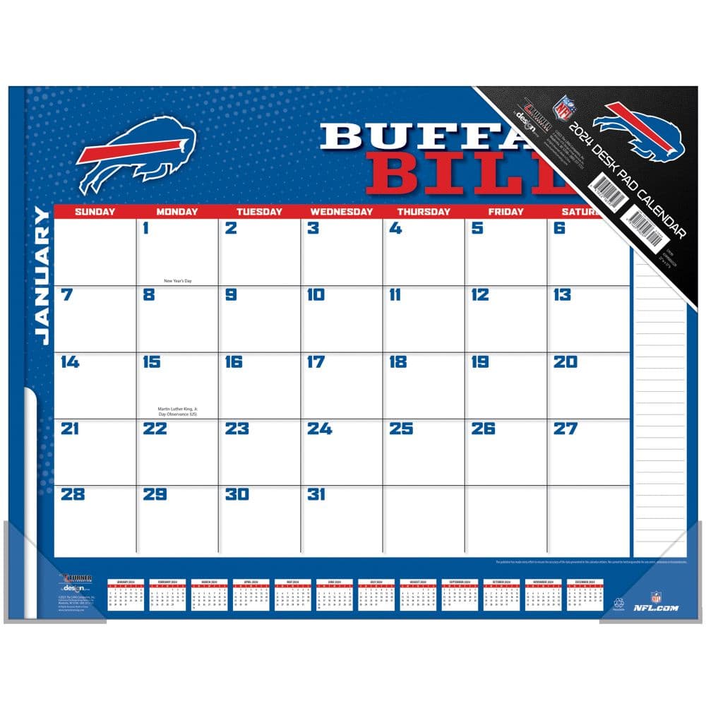 NFL Buffalo Bills 2024 Desk Pad