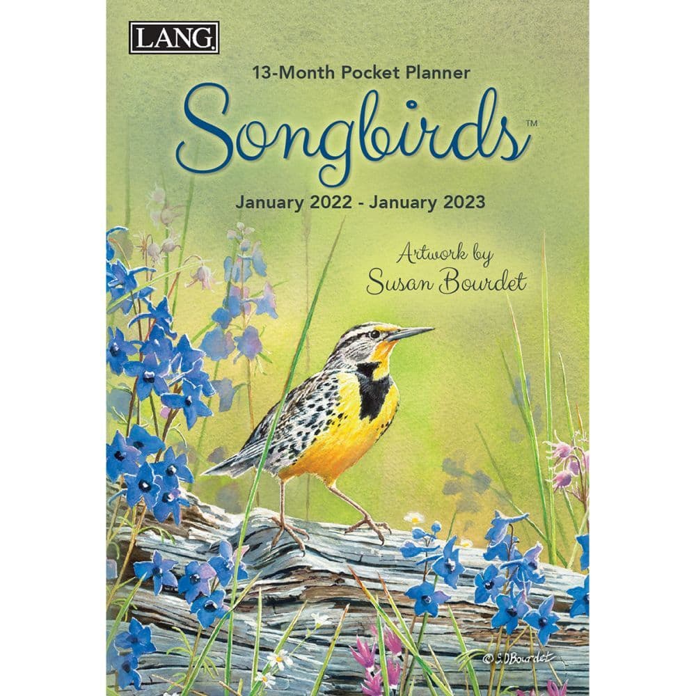 Songbirds Monthly 2022 Pocket Planner