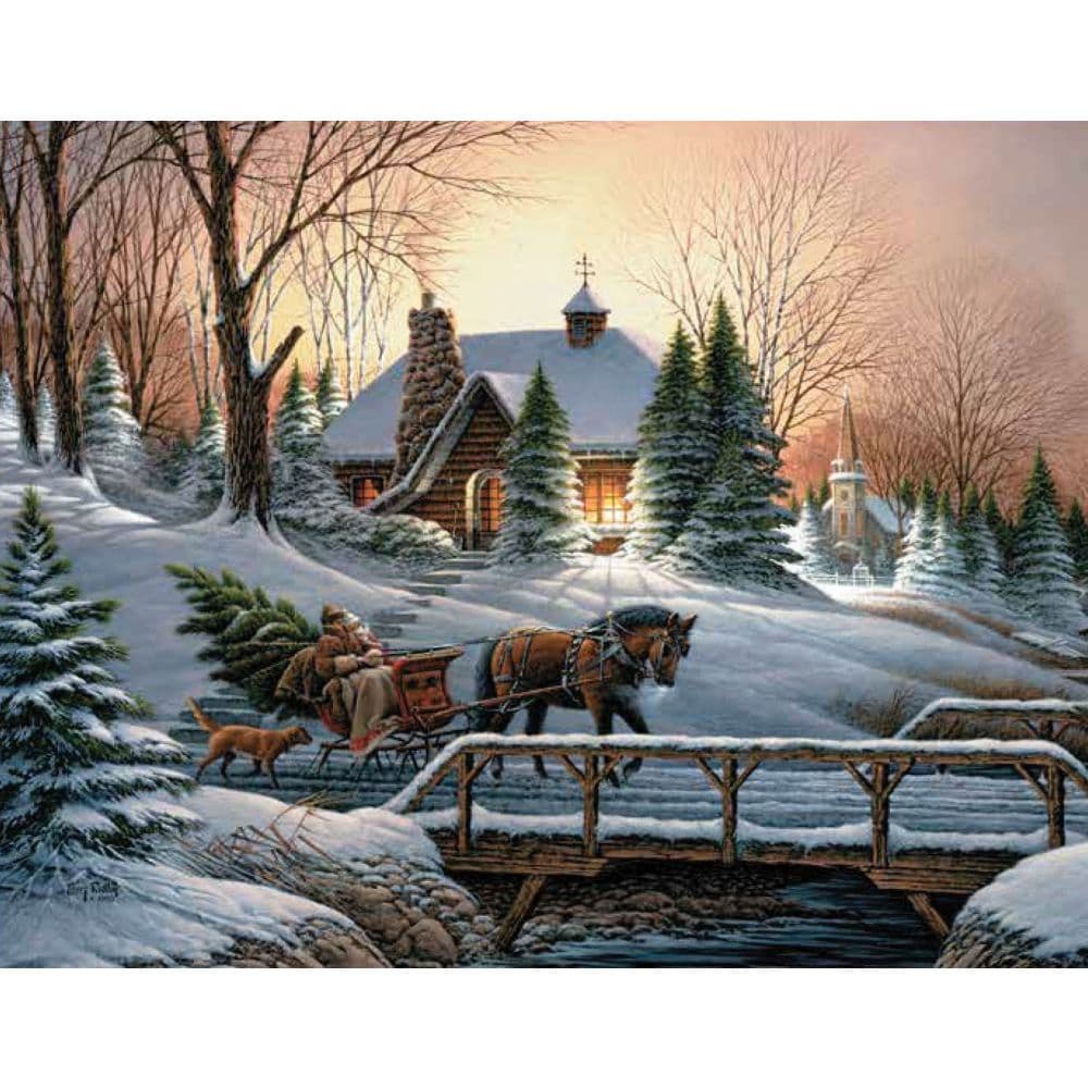 Evening Rehearsals 5.375 In X 6.875 In Assorted Boxed Christmas Cards by Terry Redlin