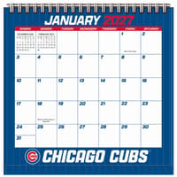 image MLB Chicago Cubs 2027 Easel Desk Calendar Main Product Image