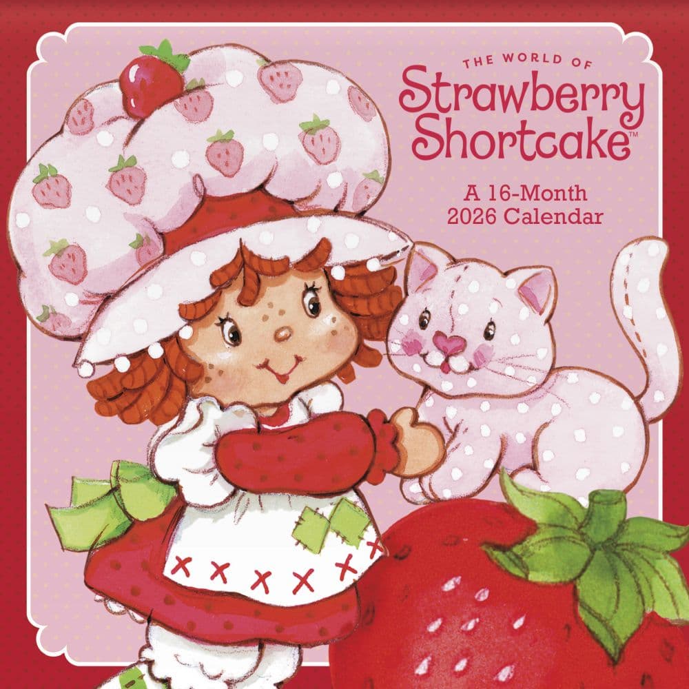 Strawberry Shortcake 2026 Wall Calendar Main Product Image
