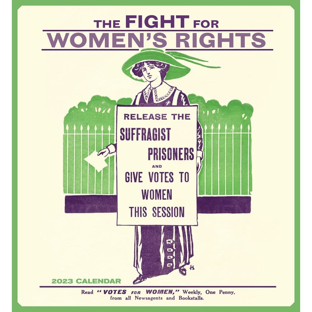 Pomegranate The Fight for Womens Rights 2023 Wall Calendar