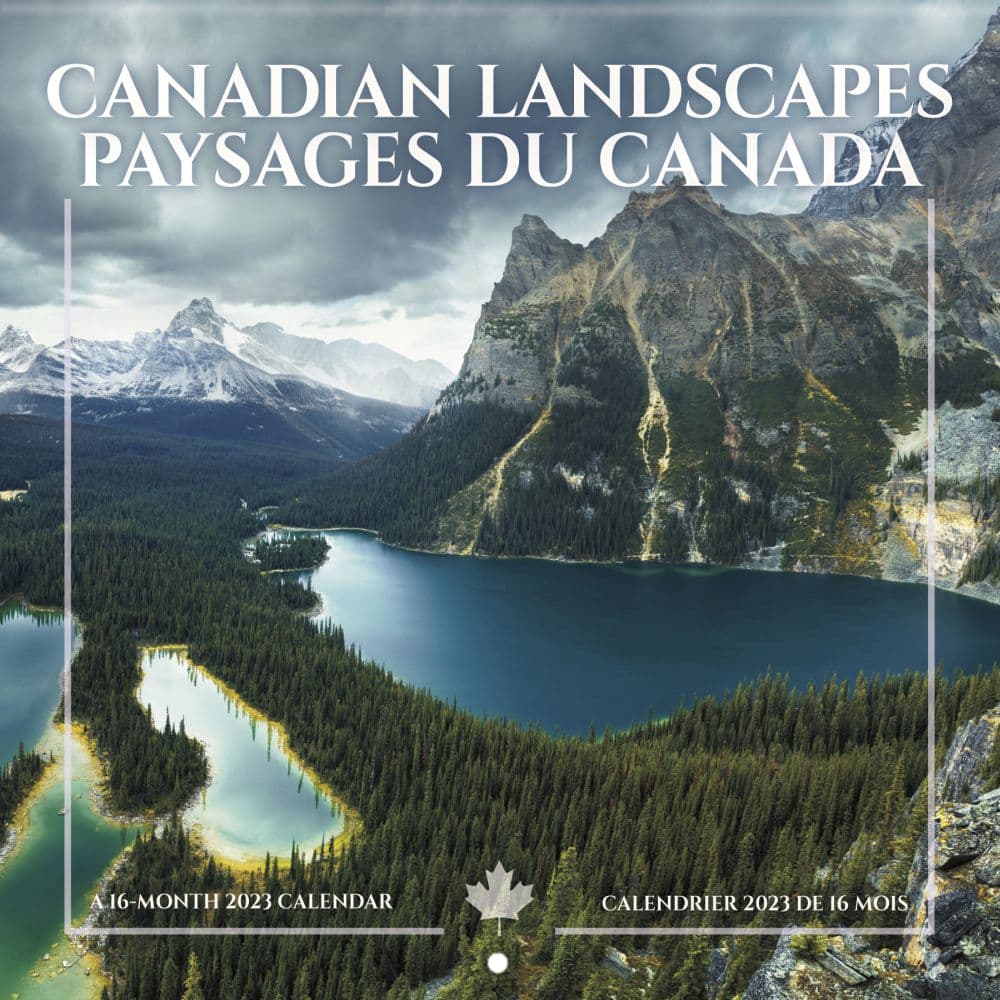 Trends International Canadian Landscapes 2023 Mini Wall Calendar