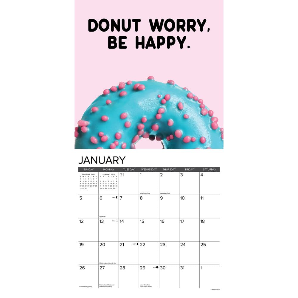Do or Donut 2025 Wall Calendar